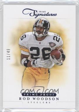 2012 Panini Prime Signatures - [Base] - Prime Proof Blue #136 - Rod Woodson /49