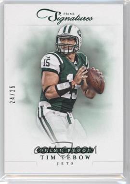 2012 Panini Prime Signatures - [Base] - Prime Proof Green #11 - Tim Tebow /25