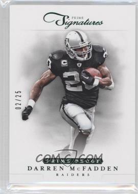 2012 Panini Prime Signatures - [Base] - Prime Proof Green #56 - Darren McFadden /25