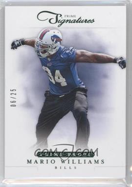 2012 Panini Prime Signatures - [Base] - Prime Proof Green #90 - Mario Williams /25