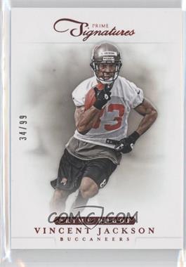 2012 Panini Prime Signatures - [Base] - Prime Proof Red #69 - Vincent Jackson /99