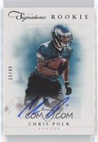 Rookie Signature - Chris Polk #/49