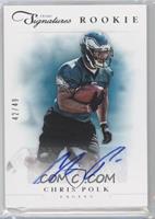 Rookie Signature - Chris Polk #/49