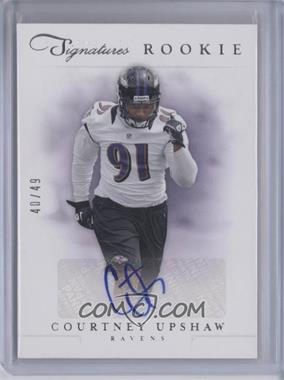 2012 Panini Prime Signatures - [Base] - Silver Signatures #182 - Rookie Signature - Courtney Upshaw /49