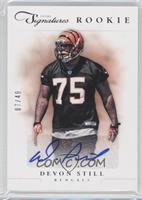 Rookie Signature - Devon Still #/49