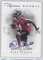 Rookie Signature - Mark Barron #/49