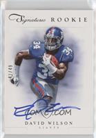 Rookie Signature - David Wilson #/49