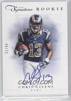 Rookie Signature - Chris Givens #/49