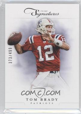 2012 Panini Prime Signatures - [Base] #1 - Tom Brady /499