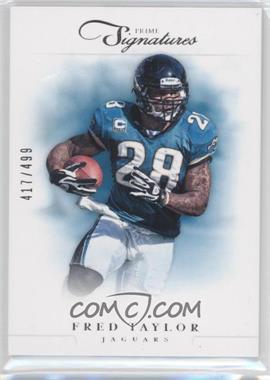 2012 Panini Prime Signatures - [Base] #158 - Fred Taylor /499