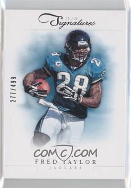 2012 Panini Prime Signatures - [Base] #158 - Fred Taylor /499