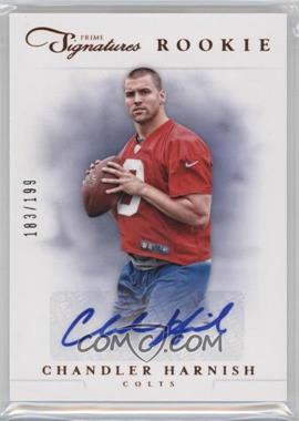 2012 Panini Prime Signatures - [Base] #178 - Rookie Signature - Chandler Harnish /199