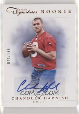 2012 Panini Prime Signatures - [Base] #178 - Rookie Signature - Chandler Harnish /199