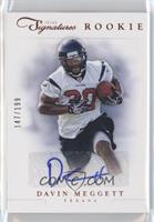 Rookie Signature - Davin Meggett #/199