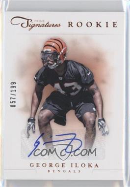 2012 Panini Prime Signatures - [Base] #194 - Rookie Signature - George Iloka /199