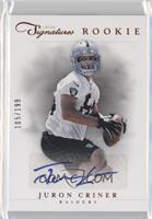 Rookie Signature - Juron Criner #/199