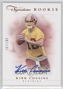 2012 Panini Prime Signatures - [Base] #202 - Rookie Signature - Kirk Cousins /199