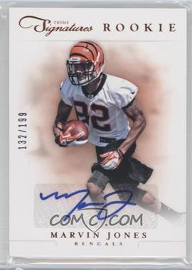 2012 Panini Prime Signatures - [Base] #209 - Rookie Signature - Marvin Jones /199