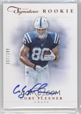 2012 Panini Prime Signatures - [Base] #248 - Rookie Signature - Coby Fleener /199