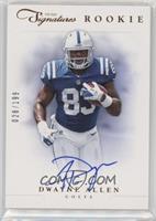 Rookie Signature - Dwayne Allen #/199