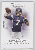 Christian Ponder #/499