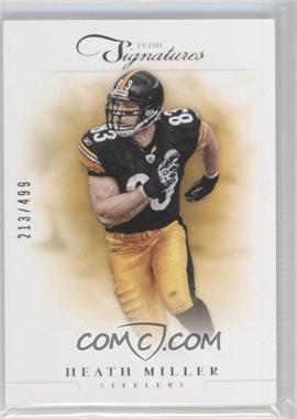 2012 Panini Prime Signatures - [Base] #77 - Heath Miller /499