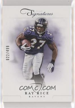 2012 Panini Prime Signatures - [Base] #82 - Ray Rice /499