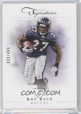 2012 Panini Prime Signatures - [Base] #82 - Ray Rice /499