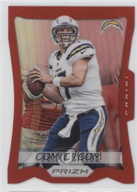 2012 Panini Prizm - [Base] - Red Prizm Die-Cut #156 - Philip Rivers