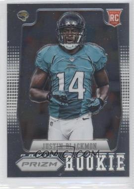 2012 Panini Prizm - [Base] #217.1 - Justin Blackmon (R. Hand covering part of #1)