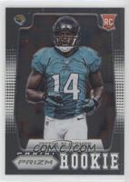 Justin Blackmon (R. Hand covering part of #1)