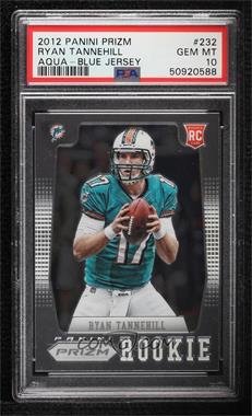 2012 Panini Prizm - [Base] #232.1 - Ryan Tannehill (Teal Jersey) [PSA 10 GEM MT]