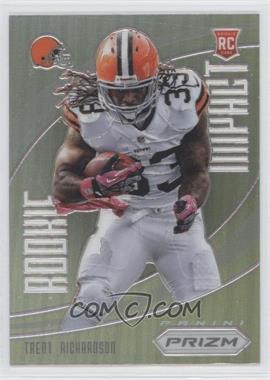 2012 Panini Prizm - Rookie Impact - Silver Prizm #10 - Trent Richardson