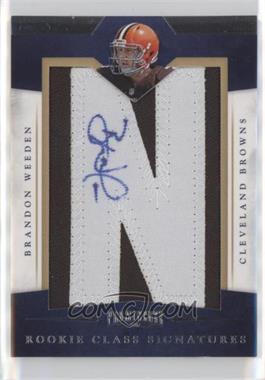 2012 Panini Prominence - [Base] - Class Letters #223 - Rookie Signature - Brandon Weeden /90