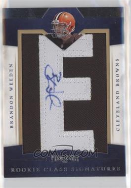 2012 Panini Prominence - [Base] - Class Letters #223 - Rookie Signature - Brandon Weeden /90