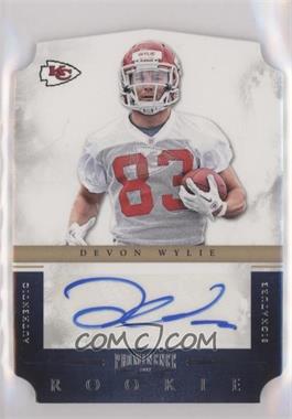 2012 Panini Prominence - [Base] - Die-Cut #185 - Rookie Signatures - Devon Wylie /199
