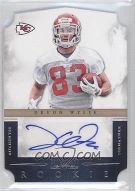2012 Panini Prominence - [Base] - Die-Cut #185 - Rookie Signatures - Devon Wylie /199