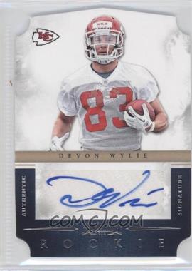 2012 Panini Prominence - [Base] - Die-Cut #185 - Rookie Signatures - Devon Wylie /199