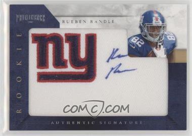 2012 Panini Prominence - [Base] - Embroidered Team Logo Patches #222 - Rookie Signature - Rueben Randle /120