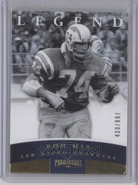 2012 Panini Prominence - [Base] - Gold #139 - Legend - Ron Mix /897 [Noted]