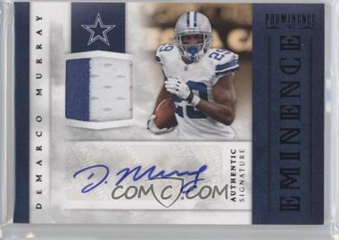 2012 Panini Prominence - Eminence Signatures Materials - Prime #5 - DeMarco Murray /10