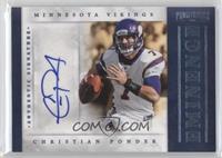 Christian Ponder #/25