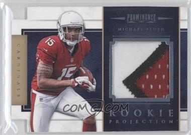 2012 Panini Prominence - Rookie Projection Materials Die-Cut - Prime #22 - Michael Floyd /49