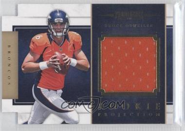 2012 Panini Prominence - Rookie Projection Materials Die-Cut #3 - Brock Osweiler /299