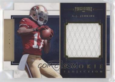 2012 Panini Prominence - Rookie Projection Materials Die-Cut #34 - A.J. Jenkins /299