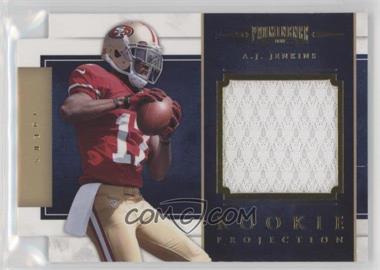 2012 Panini Prominence - Rookie Projection Materials Die-Cut #34 - A.J. Jenkins /299