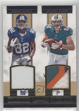2012 Panini Prominence - Unlimited Potential Materials Combos - Prime #14 - Rueben Randle, Michael /49