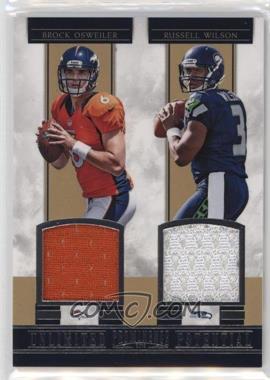 2012 Panini Prominence - Unlimited Potential Materials Combos #2 - Brock Osweiler, Russell Wilson /249