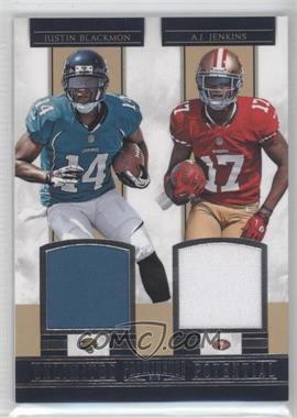 2012 Panini Prominence - Unlimited Potential Materials Combos #9 - Justin Blackmon, A.J. Jenkins /249
