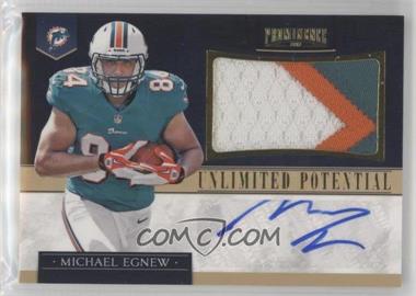 2012 Panini Prominence - Unlimited Potential Materials Signatures - Prime #14 - Michael Egnew /15
